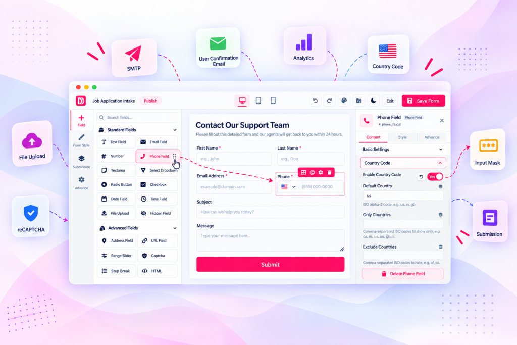 WordPress form builder